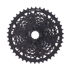 Microshift Advent 9-delt Kassett 11-42, 440gr, Alu/Stål, Sort, Shimano