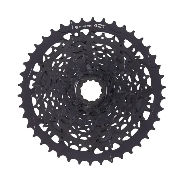 Microshift Advent 9-delt Kassett 11-42, 440gr, Alu/Stål, Sort, Shimano 