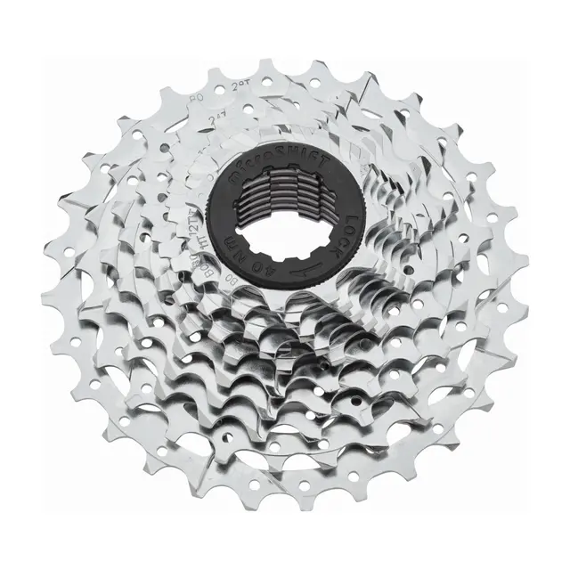 Microshift R10 10-delt Kassett 11-25T, 274gr, Krom belagt, Shimano 