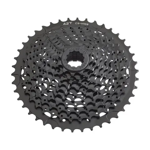 Microshift XLE 10-delt Kassett 11-42T, 536gr, Alu/Stål, Sort, Shimano