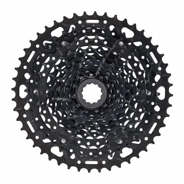 Microshift Advent X / Sword 10-d Kassett 11-48T, 662gr, Sort, Shimano kompatibel 