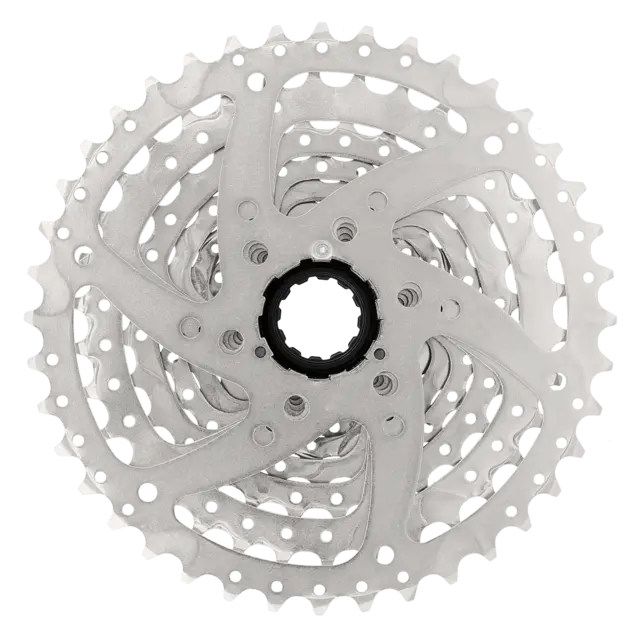 Sunrace M980 9-Delt HG Kassett 11-42T, 505g, Sølv, Shimano HG 