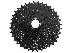 SunRace MS1 10-Delt Kassett 11-36T, 395gr, Sort , Shimano kompat