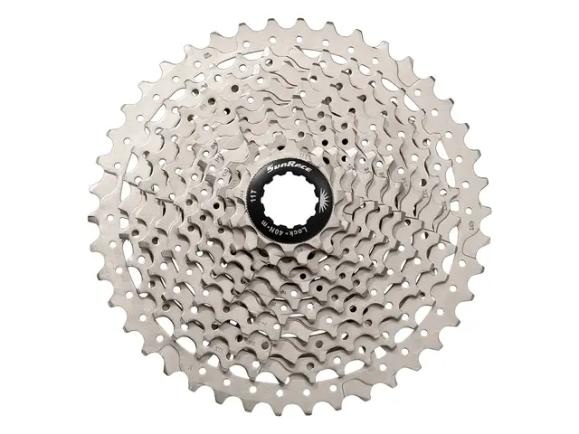 SunRace MS3 10-Delt Kassett 11-51T, XXLgr, Sølv, Shimano kompatibel 