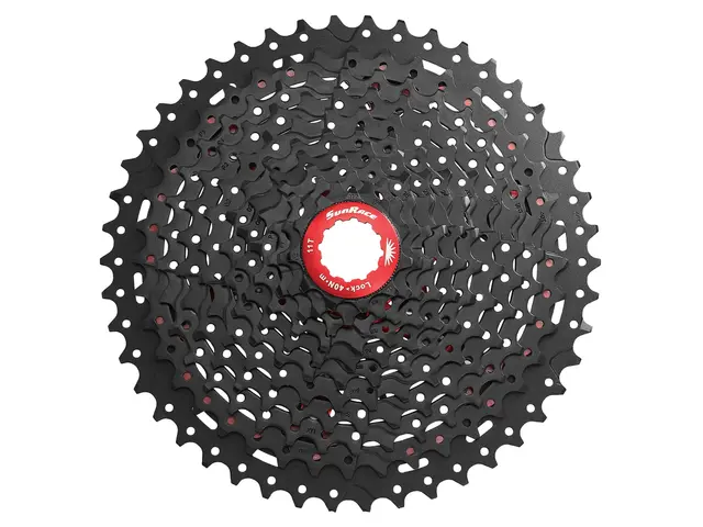 SunRace MX8 11-Delt Kassett 11-46T, 465gr, Sort, Shimano kompatibel 