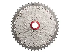 SunRace MX8 11-Delt Kassett 11-46T, 465gr, Metallic, Shimano kompati
