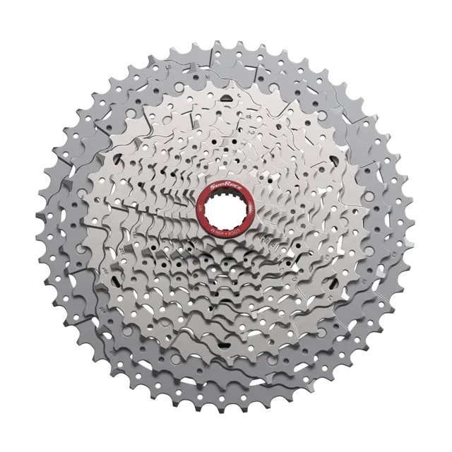 Sunrace MZ932 12-Delt MS Kassett 10-51T, 563g, Sølv, MicroSpline 