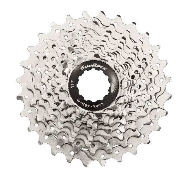 SunRace RS1 10-Delt Kassett 11-32T, 322gr, Metallic, Shimano kompat 