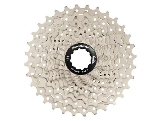 SunRace RS3 11-Delt Kassett 11-32T, 332gr, Champagne, Shimano kompat 