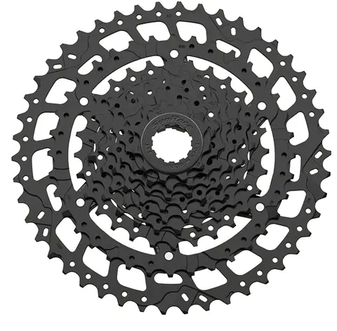 Sunrace CSU980 9-Delt Kassett 11-42T, 505gr, Sort, Cues kompatibel