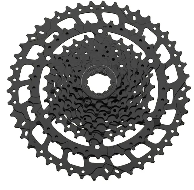 Sunrace CSUS400 10-Delt Kassett 11-43T, 627gr, Sort, Cues kompatibel 