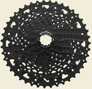 Sunrace CSUS700 10-Delt Kassett 11-43T, 543gr, Sort, Cues kompatibel