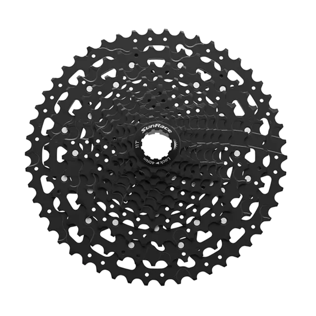 Sunrace CSUX700 11-Delt Kassett 11-50T, 665gr, Sort, Cues kompatibel 