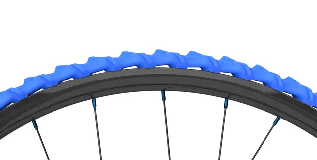 Tubolight Diamana HX Dekkinnlegg Par Blå, medium+hard, 2.4"-2.8", 145-305gr 