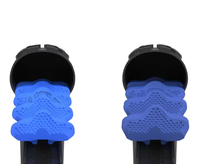 Tubolight Diamana HX Dekkinnlegg Par Blå, medium+hard, 2.4"-2.8", 145-305gr 