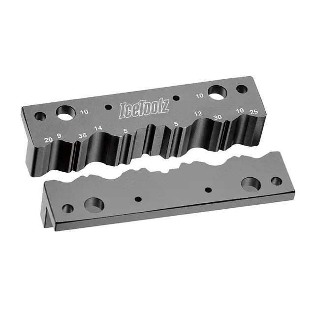 Ice Toolz Akselklemme Sett Alu, for skrustikke, m/magnet 