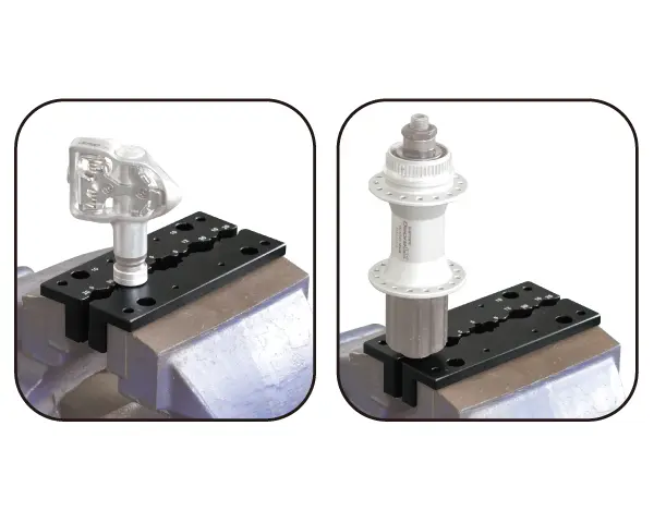 Ice Toolz Akselklemme Sett Alu, for skrustikke, m/magnet 