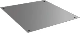 Ice Toolz Bunnplate til ENKEL Stativ Stål, 8 x 600 x 600mm