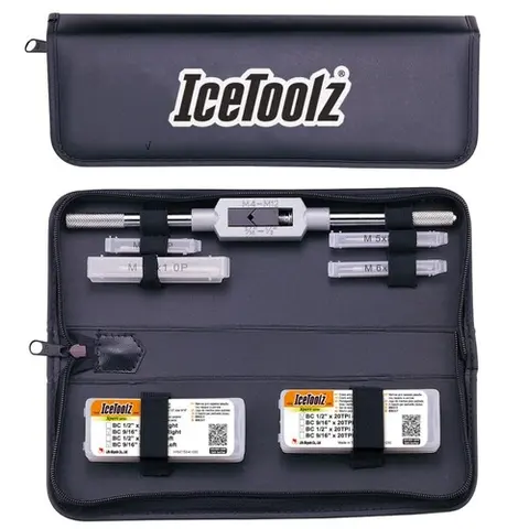 Ice Toolz Komplett Gjengeverktøy Sett 9 deler, m/etui