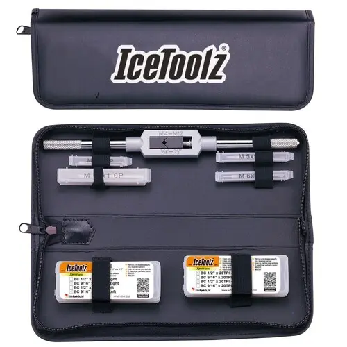 Ice Toolz Komplett Gjengeverktøy Sett 9 deler, m/etui 