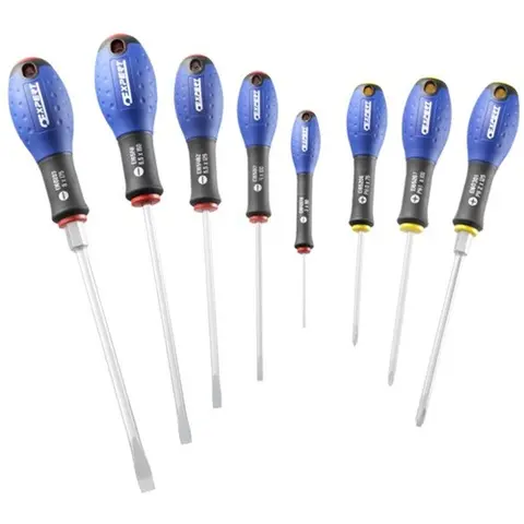 Expert by Facom Skrutrekkersett 8stk, 5 flate, 3 stjerne