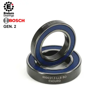 Enduro BOSCH Gen.2 Kranklager Sett 2 stk. maskinlager, Black Oxide