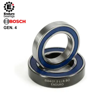 Enduro BOSCH Gen.4 Kranklager Sett 2 stk. maskinlager, Black Oxide/C3