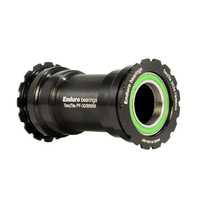 Enduro TorqTite BB386 Kranklager SS Ø46x86.5, 24mm A/C, Rustfritt stål 