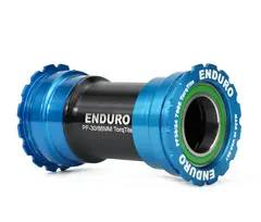 Enduro TorqTite BB386 Kranklager SS Ø46x86.5, 24mm, Rustfritt stål, blå