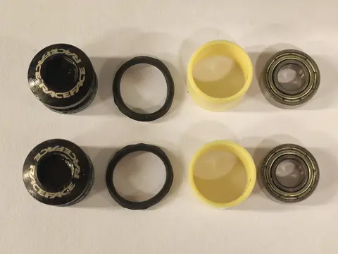 Race Face Aeffect R Rebuild Kit >2022 Aeffect R Pedaler, komplett.