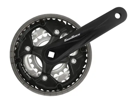 SunRace M500 7/8-Delt Krankarmsett 24-34-42, 170mm, firkant, 68/127 u/lager