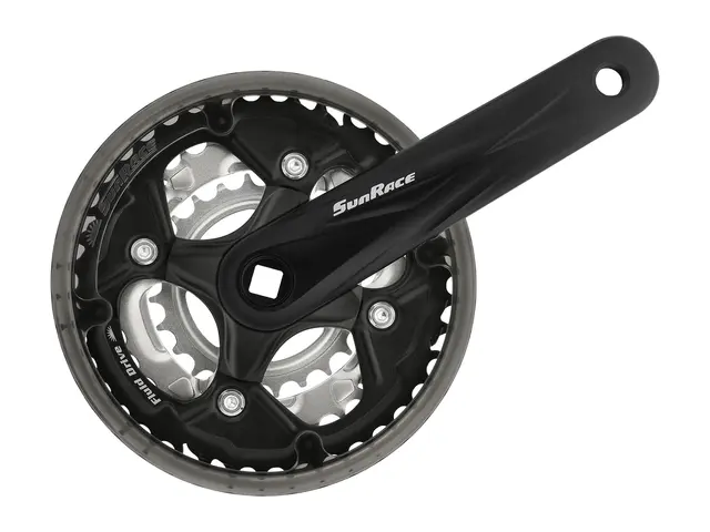 SunRace M500 7/8-Delt Krankarmsett 24-34-42, 170mm, firkant, 68/127 u/lager 