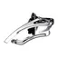 Microshift Marvo LT Frontgir 9-delt, M43, TS/DUAL 34.9-28.6, 44T