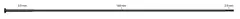 Sapim D-Light SP Sorte Eiker Straight Pull, 2.0/1.65/2.0, 100 pk