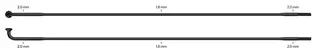 Sapim Race Sorte Eiker J-bend, 2.0/1.8/2.0, 100 pk