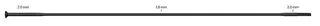 Sapim Race SP Sorte Eiker Straight Pull, 2.0/1.8/2.0, 100 pk
