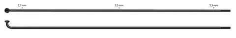 Sapim Leader 2.34 Sorte Eiker J-bend, 2.34, 100 pk
