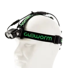 Gloworm Hodebånd Sort, passer til  X2, XS og XSV