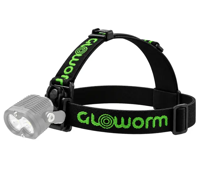 Gloworm Hodebånd Sort, passer til  X2, XS og XSV 