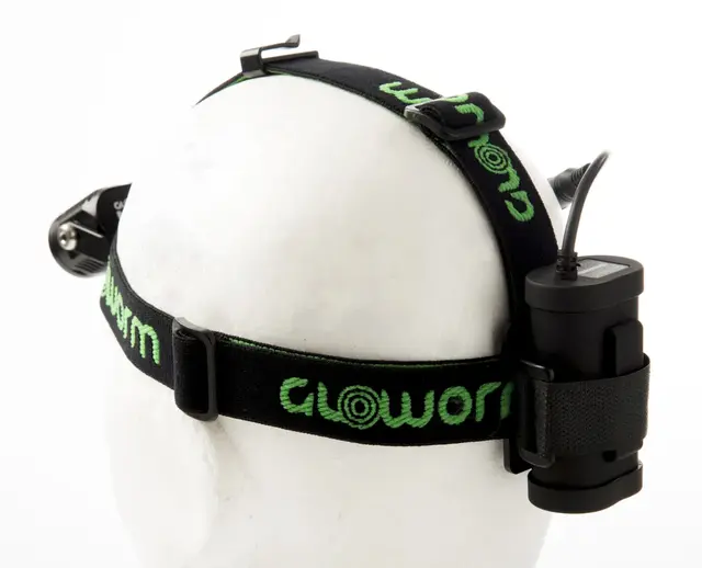 Gloworm Hodebånd Sort, passer til  X2, XS og XSV 