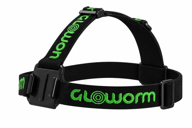 Gloworm Hodebånd Sort, passer til  X2, XS og XSV 