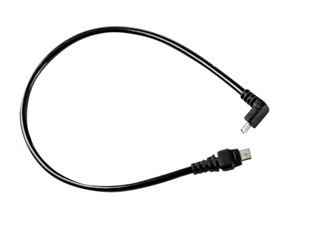 Gloworm USB-C Strømkabel Kort 33cm, USB-C, EasyRelease, WaterSeal 