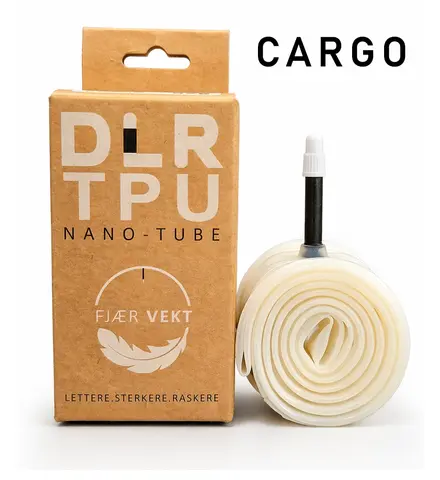 DLR Nano Presta CARGO TPU Slange 26" x 1.75-2.50, 45mm ventil, 124gr