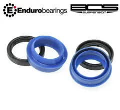 Enduro Blue Seal Gaffelpakning BOS Dust Seal / Oil Seal, Polyuretan