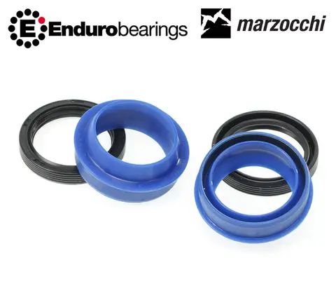 Enduro Blue Seal Gaffelpakning MARZOCCHI Dust Seal / Oil Seal, Polyuretan