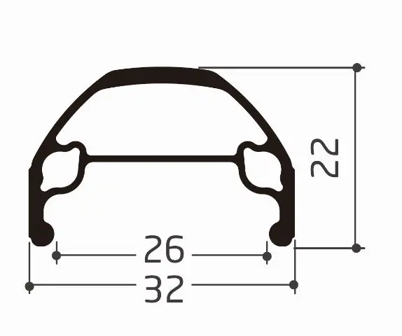 LITE CARGO Disc IS 20"/406mm Hjul DB32 Cargo felg, 15x110mm BOOST 
