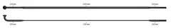 Sapim CX-Sprint Sorte Eiker J-bend, 2.0/ 2.25-1.25 /2.0, 100 pk