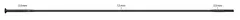Sapim Laser SP Sorte Eiker Straight Pull, 2.0/1.5/2.0, 100 pk