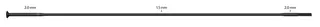 Sapim Laser SP Sorte Eiker Straight Pull, 2.0/1.5/2.0, 50 pk