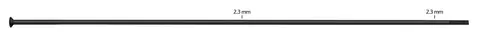 Sapim Leader Sorte Eiker 310mm Straight Pull, 2.34, 100 pk